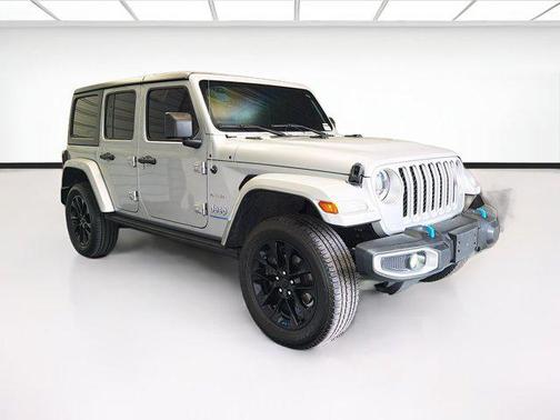 Silver Zynith Clearcoat 2023 Jeep Wrangler 4xe Sahara