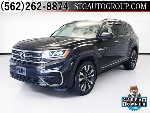 Deep Black 2022 Volkswagen Atlas 3.6L SEL Premium