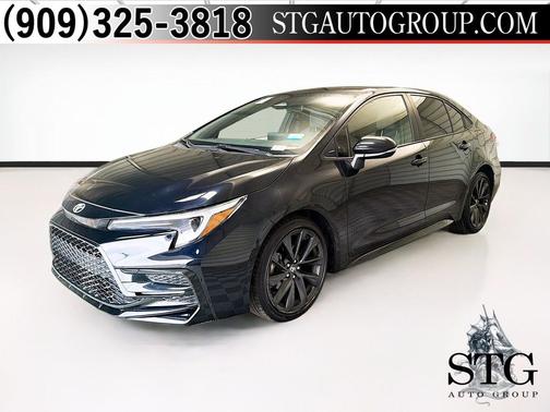 Midnight Black Metallic 2023 Toyota Corolla SE
