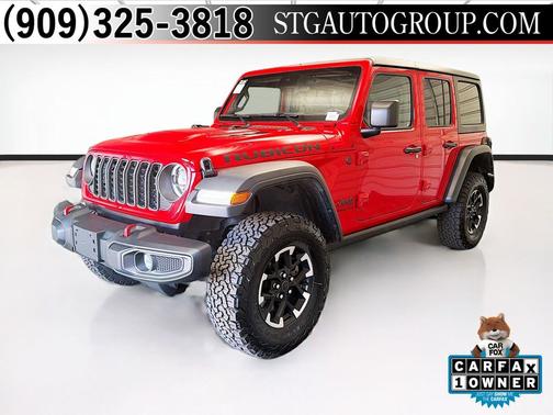 Firecracker Red Clearcoat 2025 Jeep Wrangler Rubicon