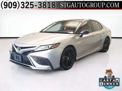 Celestial Silver/Midnight Black Metallic 2021 Toyota Camry XSE