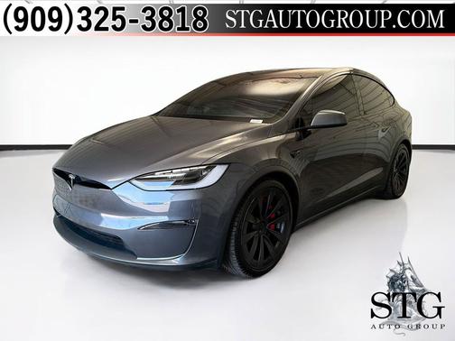 Ultra Red 2023 Tesla Model X Plaid Tri Motor All-Wheel Drive