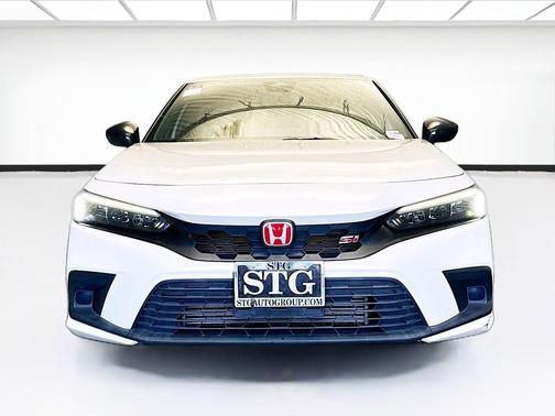 Platinum White Pearl 2023 Honda Civic Si Base