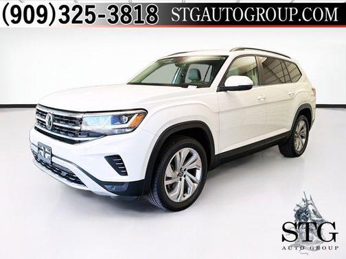 White 2021 Volkswagen Atlas 3.6L SE w/Technology