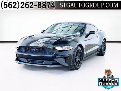 Shadow Black 2018 Ford Mustang EcoBoost