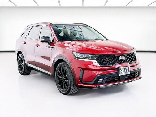 Passion Red Tintcoat 2021 Kia Sorento SX