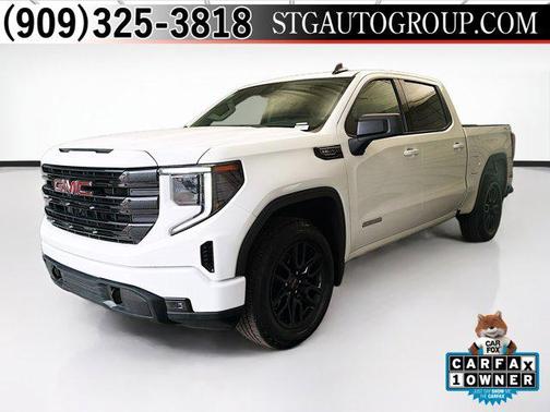 Summit White 2023 GMC Sierra 1500 Elevation