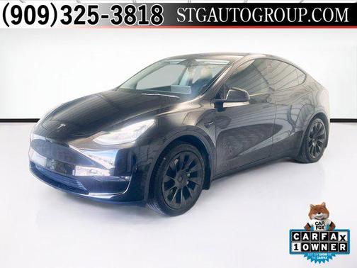 Solid Black 2021 Tesla Model Y Standard Range Rear-Wheel Drive