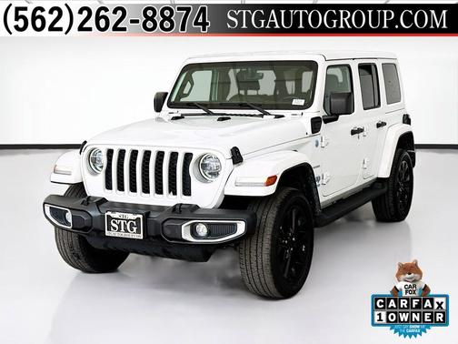 Bright White Clearcoat 2021 Jeep Wrangler Unlimited 4xe Sahara