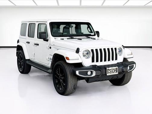 Bright White Clearcoat 2021 Jeep Wrangler Unlimited 4xe Sahara