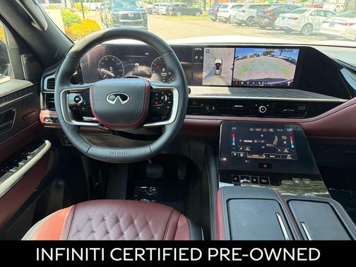 Radiant White/Black Obsidian 2026 INFINITI QX80 AUTOGRAPH AWD