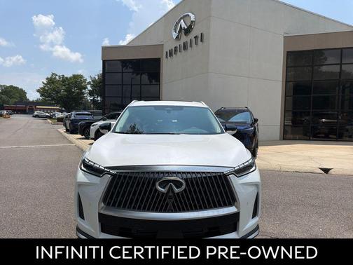 Radiant White 2026 INFINITI QX60 LUXE FWD