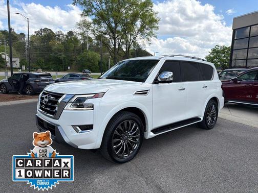 Aspen White Tricoat 2024 Nissan Armada Platinum 2WD