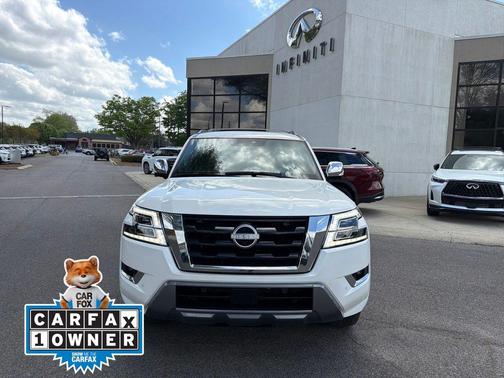 Aspen White Tricoat 2024 Nissan Armada Platinum 2WD
