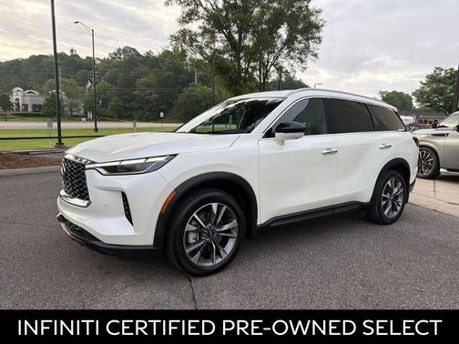 Majestic White 2023 INFINITI QX60 Luxe