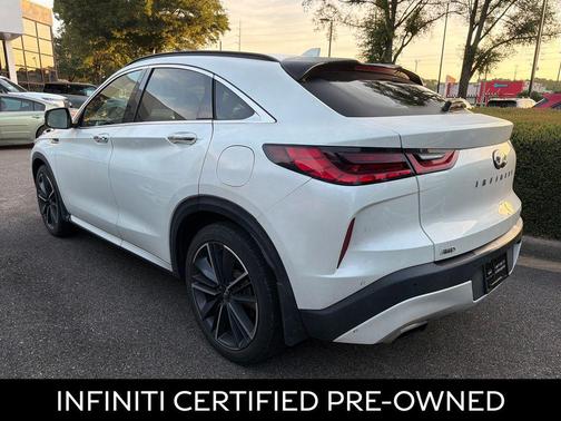 Radiant White 2023 INFINITI QX55 ESSENTIAL
