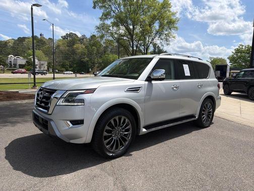 Brilliant Silver Metallic 2024 Nissan Armada Platinum 2WD