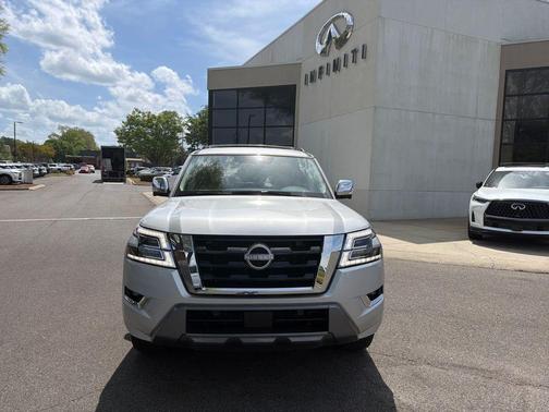 Brilliant Silver Metallic 2024 Nissan Armada Platinum 2WD