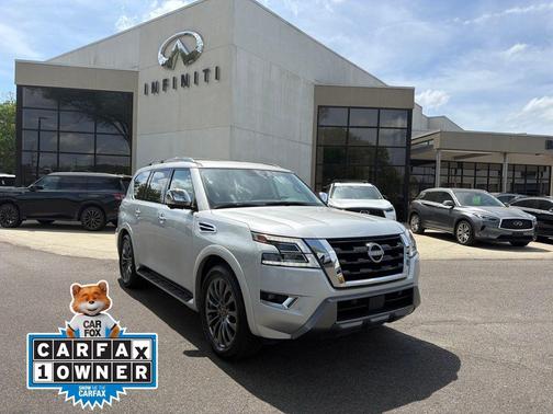 Brilliant Silver Metallic 2024 Nissan Armada Platinum 2WD
