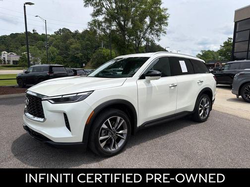Majestic White 2023 INFINITI QX60 Luxe