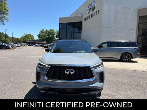 Harbor Gray/Obsidian Black 2025 INFINITI QX60 AUTOGRAPH