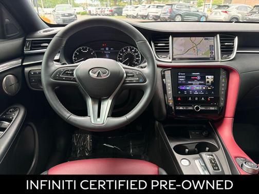 Radiant White 2025 INFINITI QX50 Sport AWD