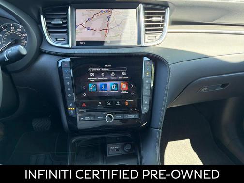 Radiant White 2025 INFINITI QX55 ESSENTIAL