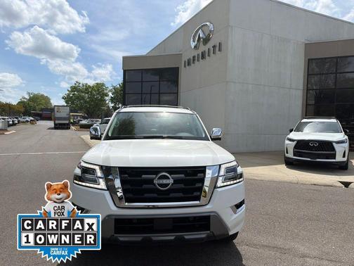 Aspen White Tricoat 2024 Nissan Armada Platinum 2WD