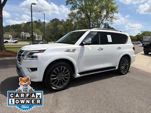Aspen White Tricoat 2024 Nissan Armada Platinum 2WD