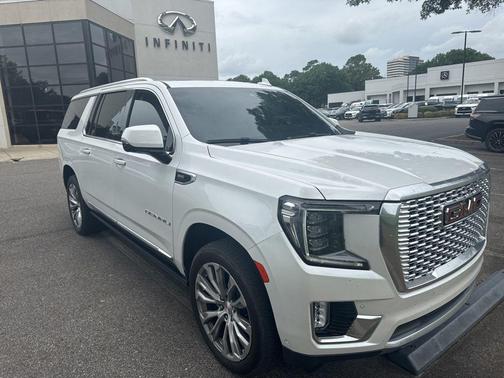 White Frost Tricoat 2023 GMC Yukon XL Denali