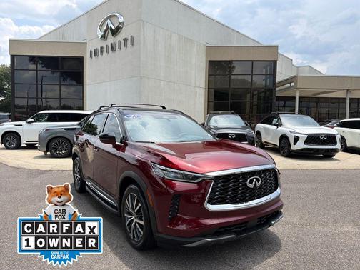 Deep Bordeaux/Black Obsidian 2025 INFINITI QX60 AUTOGRAPH