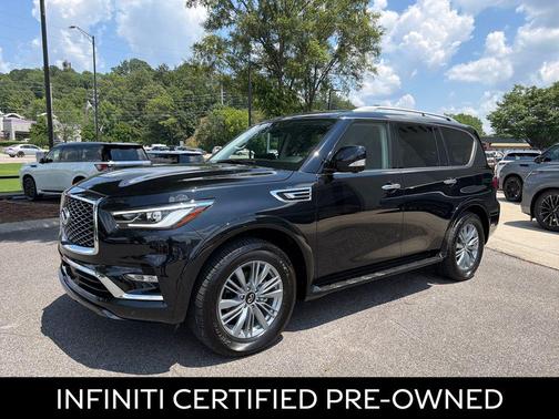 Mineral Black 2024 INFINITI QX80 Luxe