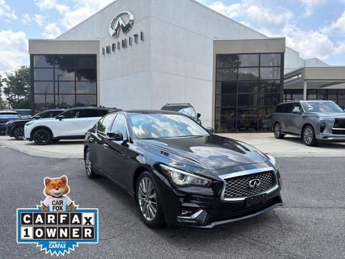Midnight Black 2023 INFINITI Q50 3.0t LUXE