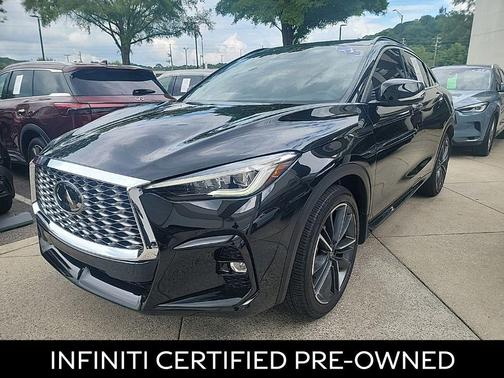Black Obsidian 2025 INFINITI QX55 ESSENTIAL