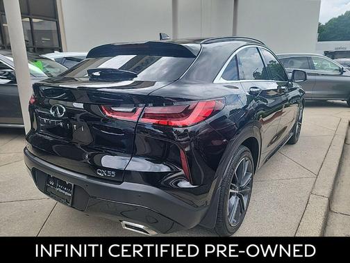 Black Obsidian 2025 INFINITI QX55 ESSENTIAL