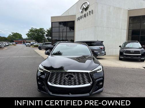 Black Obsidian 2025 INFINITI QX55 ESSENTIAL