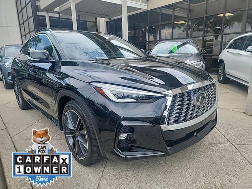 Black Obsidian 2025 INFINITI QX55 ESSENTIAL