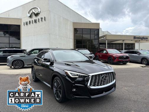 Black Obsidian 2025 INFINITI QX55 ESSENTIAL