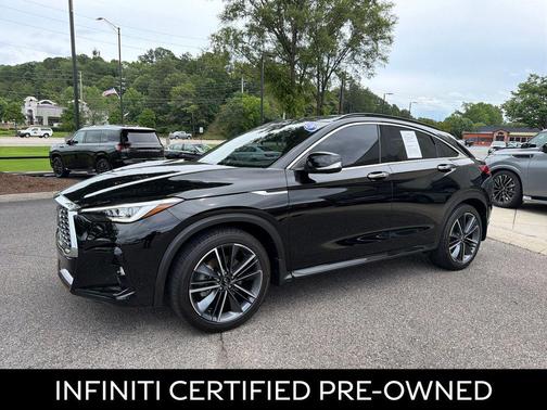 Black Obsidian 2025 INFINITI QX55 ESSENTIAL