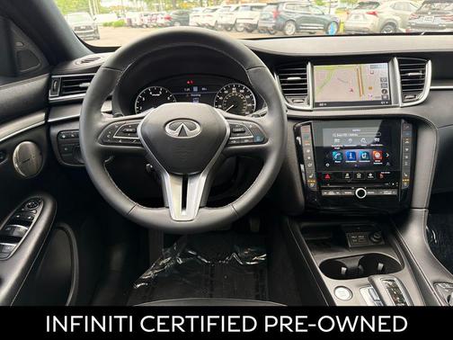 Black Obsidian 2025 INFINITI QX55 ESSENTIAL