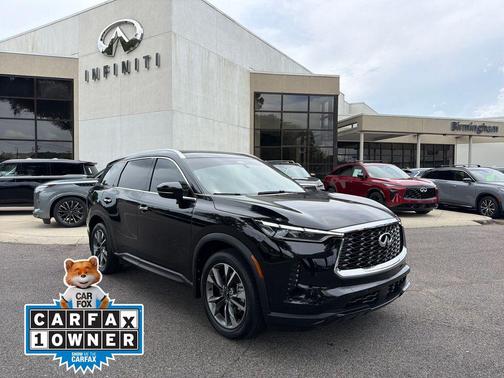 Mineral Black 2023 INFINITI QX60 Luxe