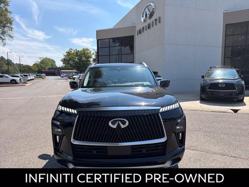 Black Obsidian 2025 INFINITI QX80 Luxe