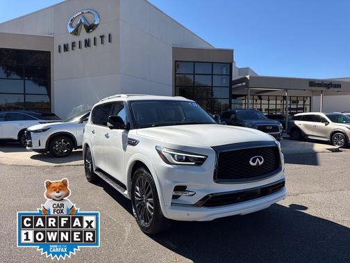 Moonstone White 2023 INFINITI QX80 PREMIUM SELECT