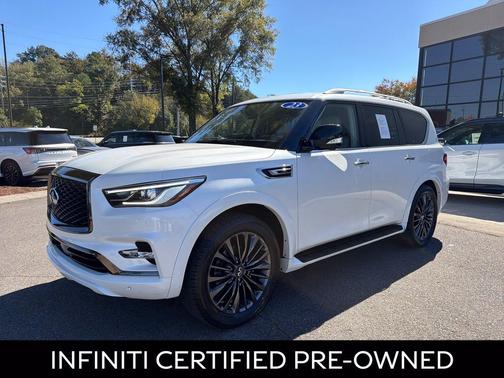 Moonstone White 2023 INFINITI QX80 PREMIUM SELECT
