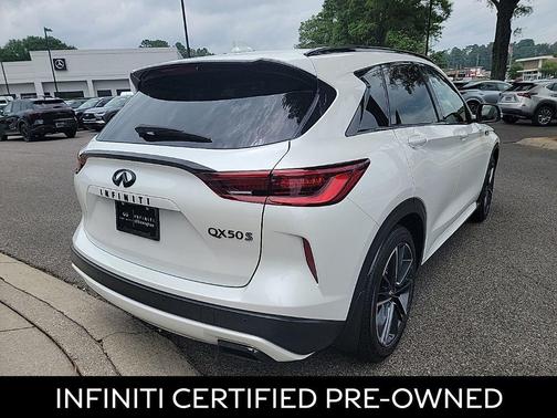 Radiant White 2024 INFINITI QX50 SPORT