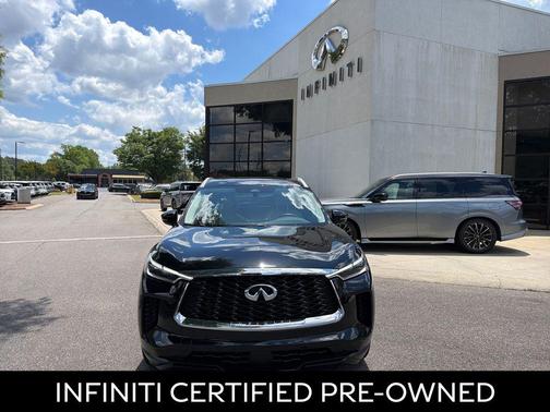 Mineral Black 2023 INFINITI QX60 Luxe
