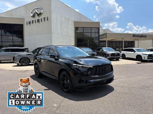 Mineral Black 2023 INFINITI QX60 Luxe