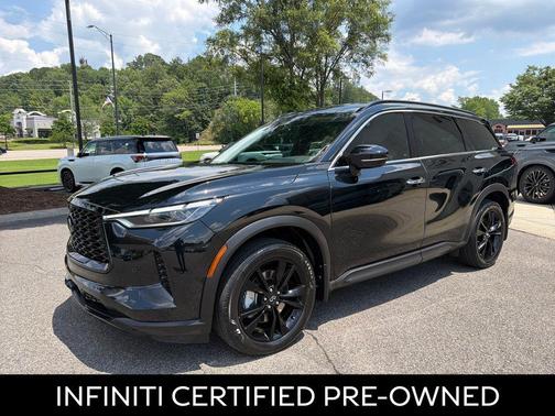 Mineral Black 2023 INFINITI QX60 Luxe