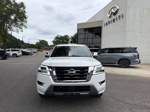Aspen White TriCoat Pearl 2022 Nissan Armada Platinum 2WD