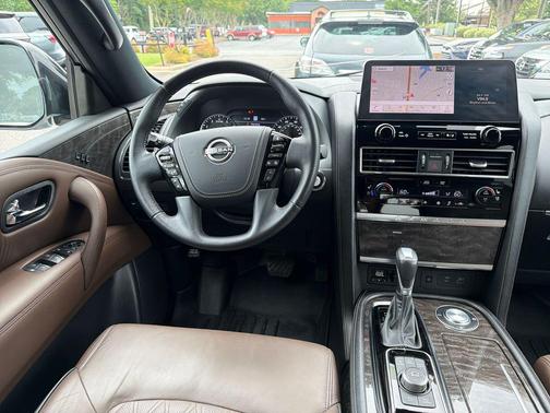 Aspen White TriCoat Pearl 2022 Nissan Armada Platinum 2WD